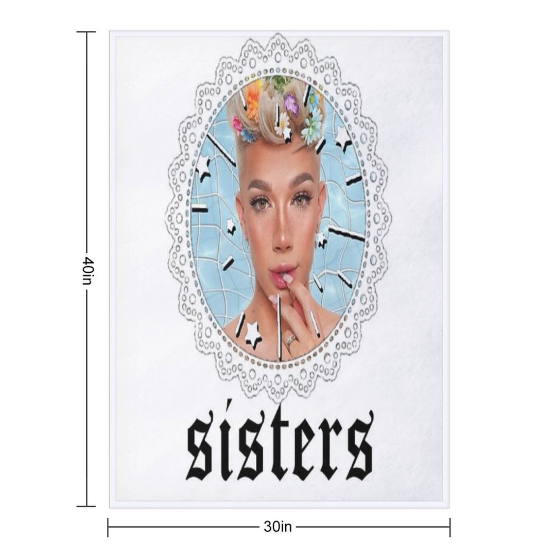 James Charles Sisters Durable Throw Blanket