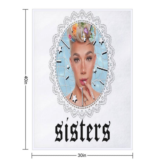 James Charles Sisters Durable Throw Blanket
