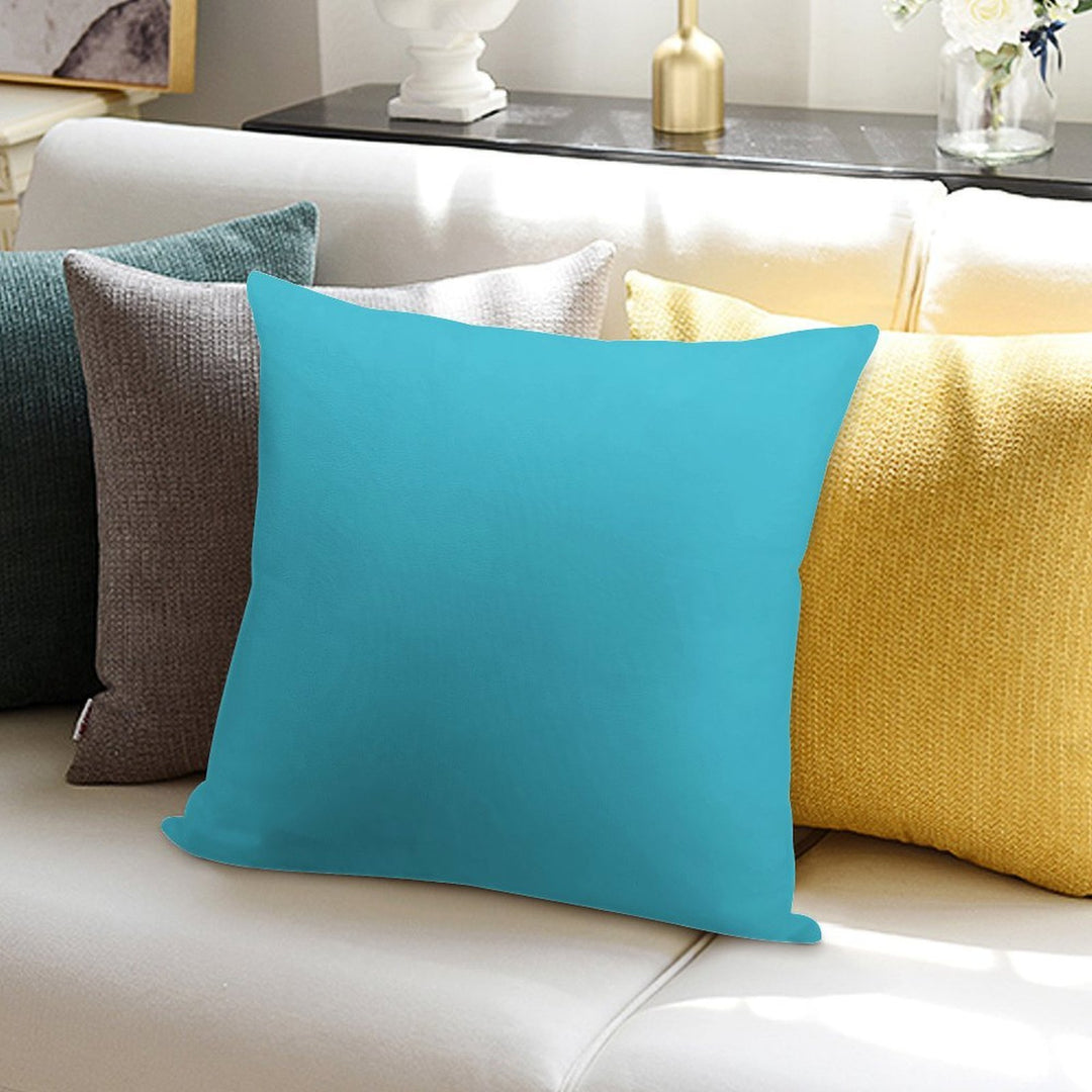 Turquoise Soft Gift Ready Throw Pillow