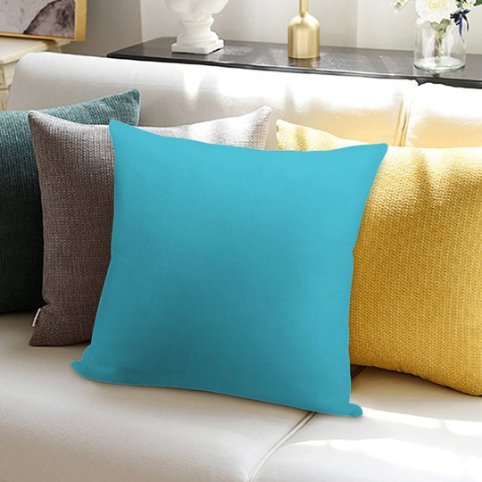 Turquoise Soft Gift Ready Throw Pillow