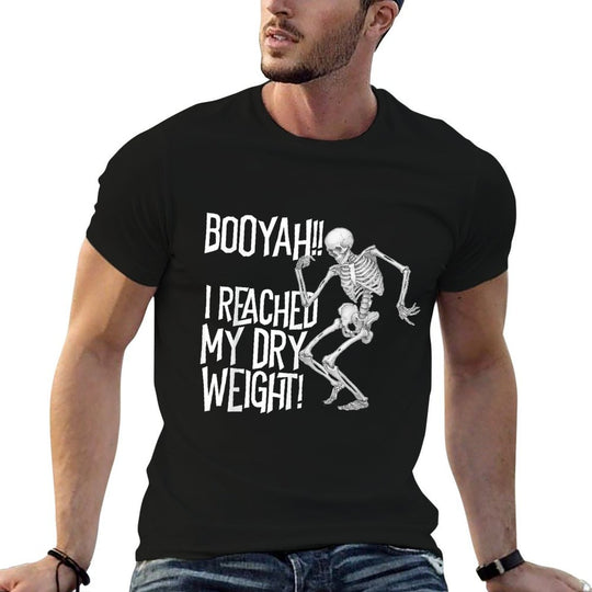 Skeleton I Reached My Dry Weight A Funny Dialysis Patient  Wrinkle-resistant T-Shirt