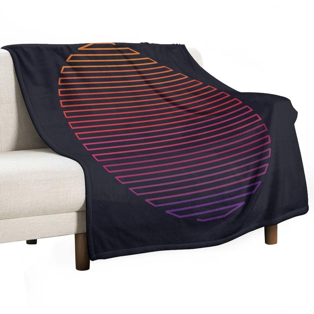Linear Light Premium Throw Blanket