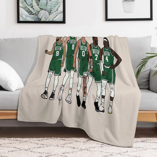 D White, KP, Jrue & The Jays Machine-washable Throw Blanket