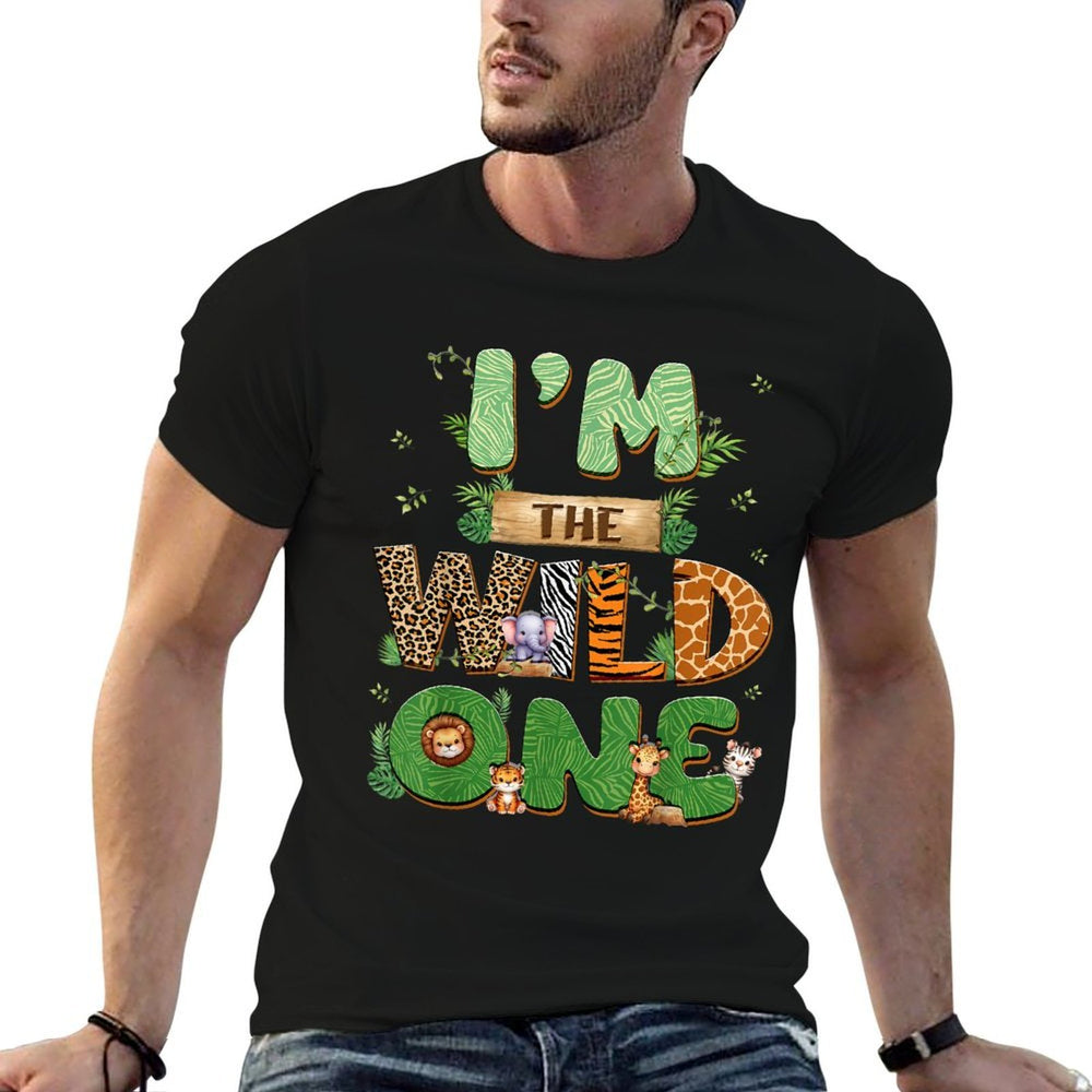 Im The Wild One Birthday Family Matching Party Decor  Durable T-Shirt