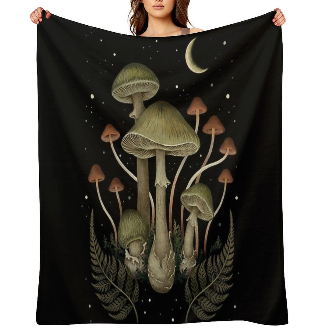 Death Cap Plush Throw Blanket