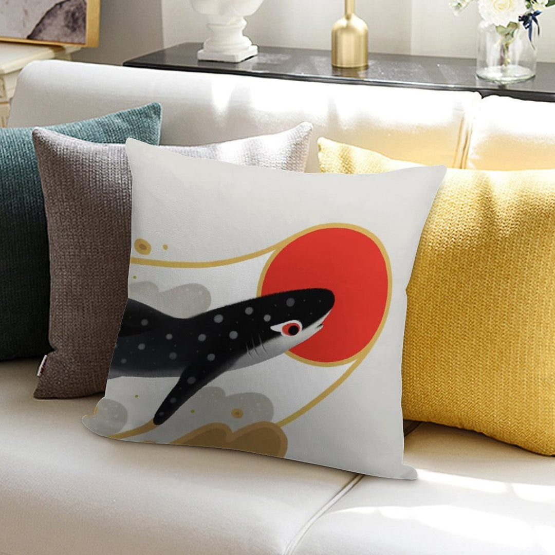 Whale Shark Soft Warmth Comfort Throw Pillow