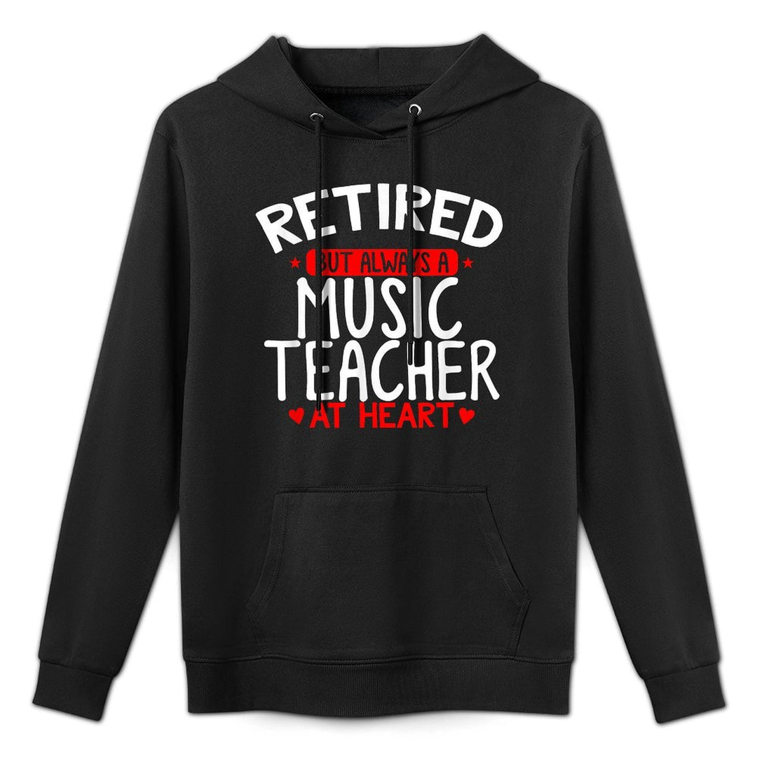 Retired Music Teacher - Retired Music Teacher Gift Colorfast Hoodie