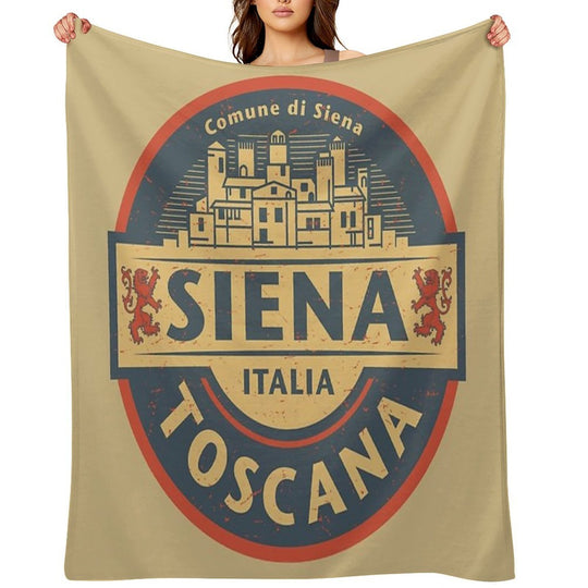 Siena, Tuscany, Italy Shrink-resistant Throw Blanket