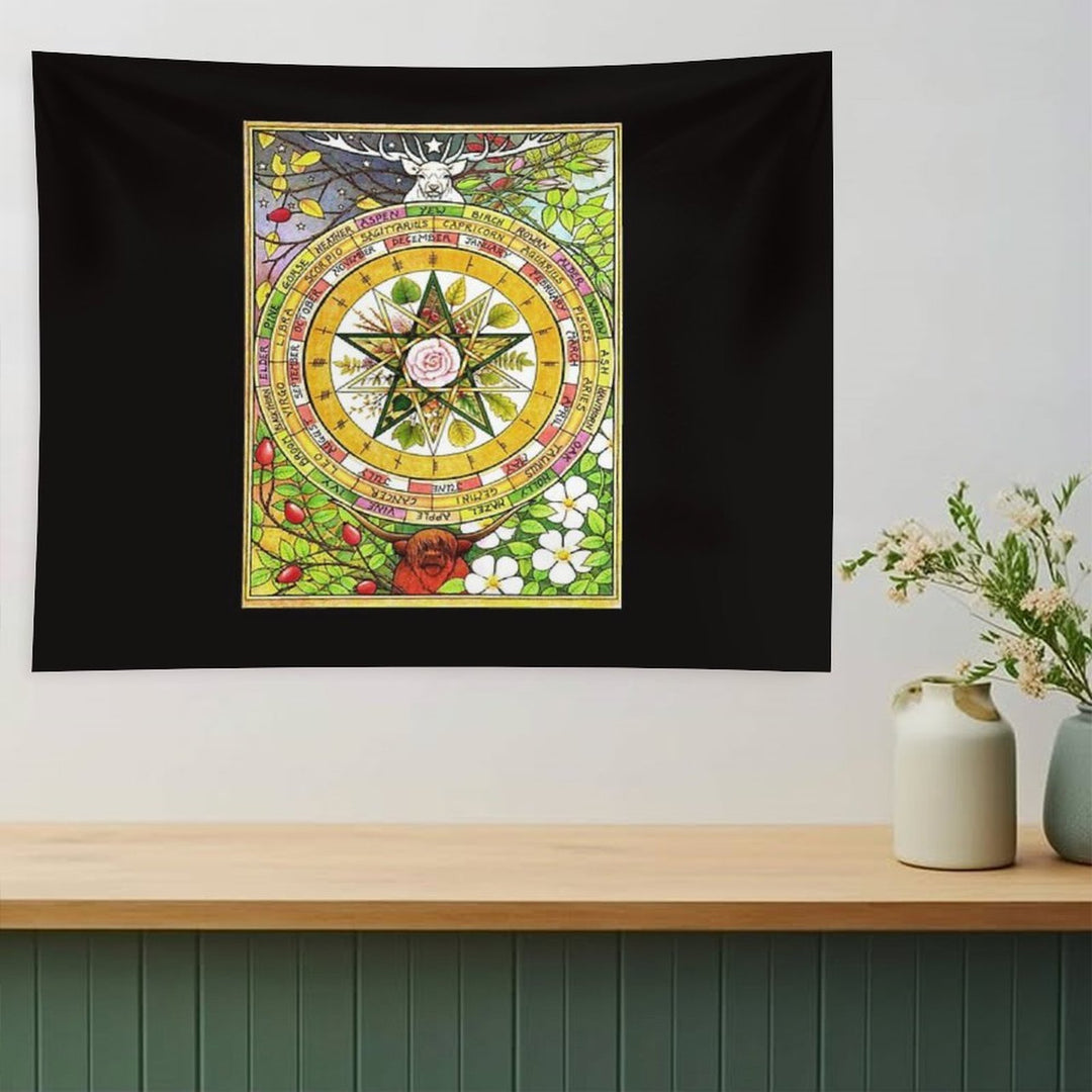 The Ogham Grove (full Colour) Tapestry