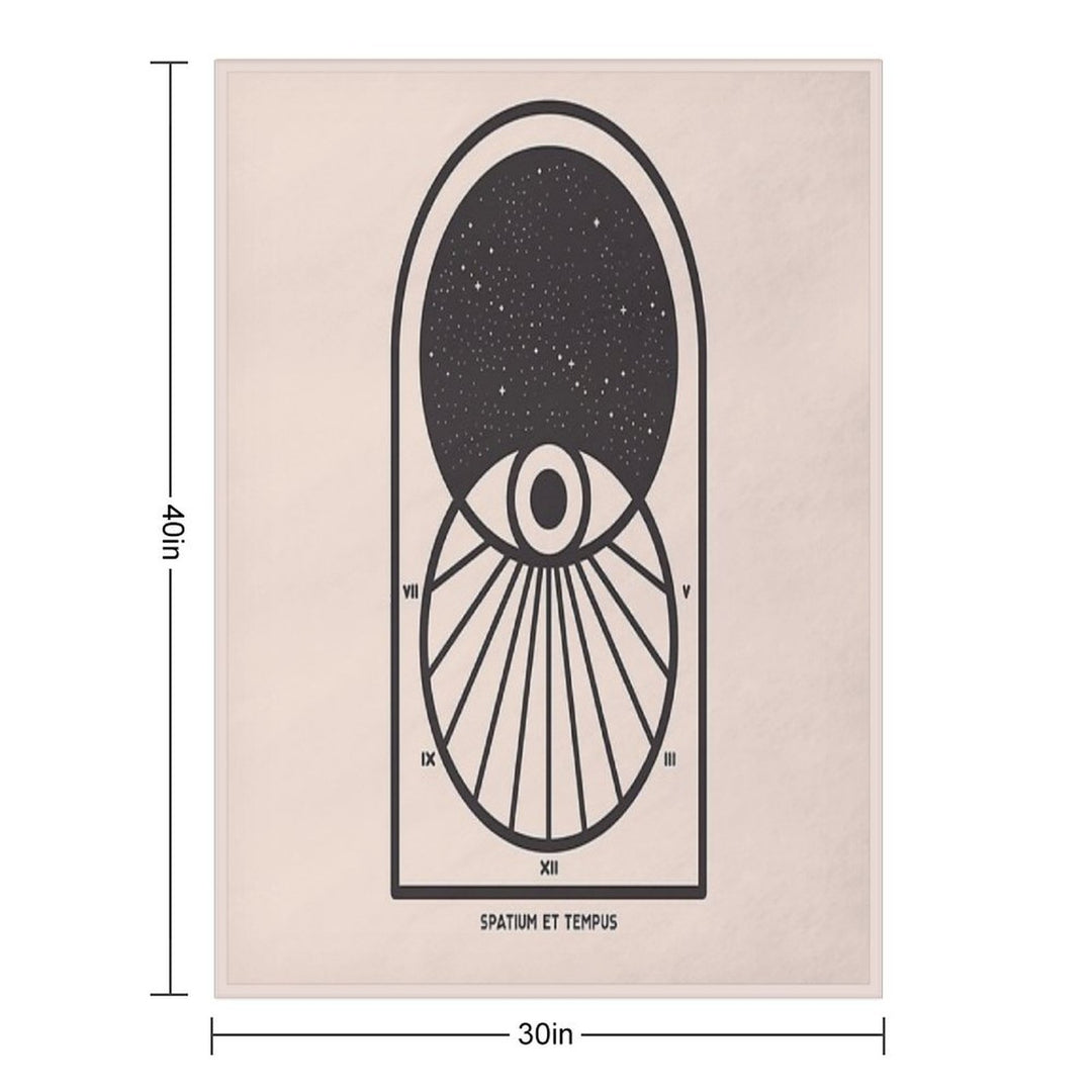 Space And Time Easy Care Throw Blanket