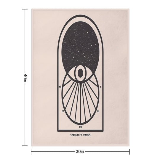 Space And Time Easy Care Throw Blanket