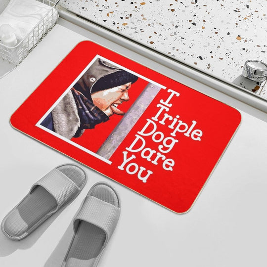 I Triple Dog Dare You Christmas Story  Eco-Friendly Bath Mat