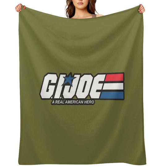 GiJoe Logo Travel-friendly Throw Blanket