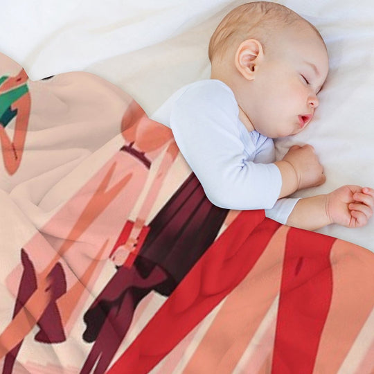 Vintage Campari Multi-functional Throw Blanket