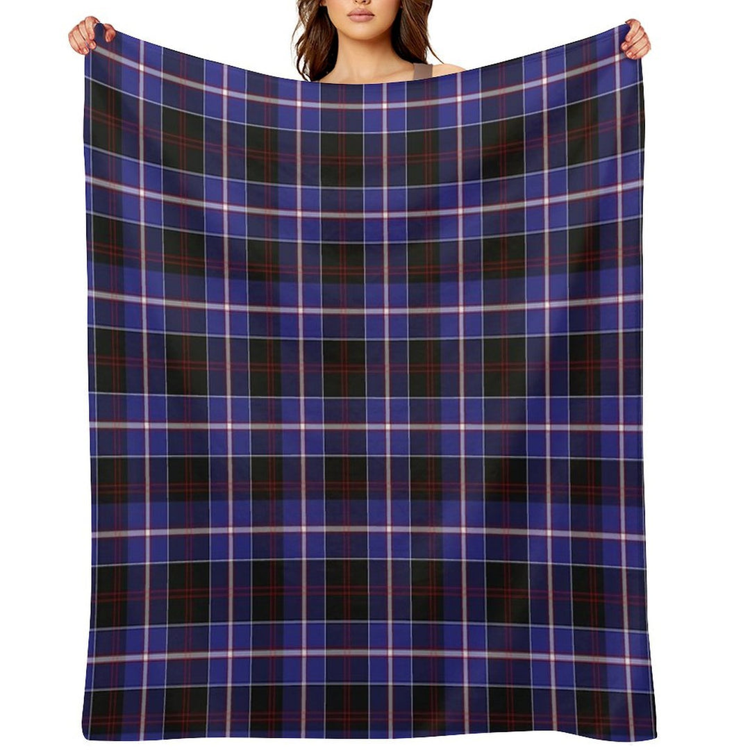 Clan Dunlop Tartan Versatility Throw Blanket
