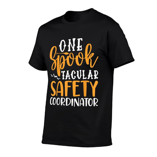 One Spooktacular Safety Coordinator Funny Halloween  Wrinkle-resistant T-Shirt