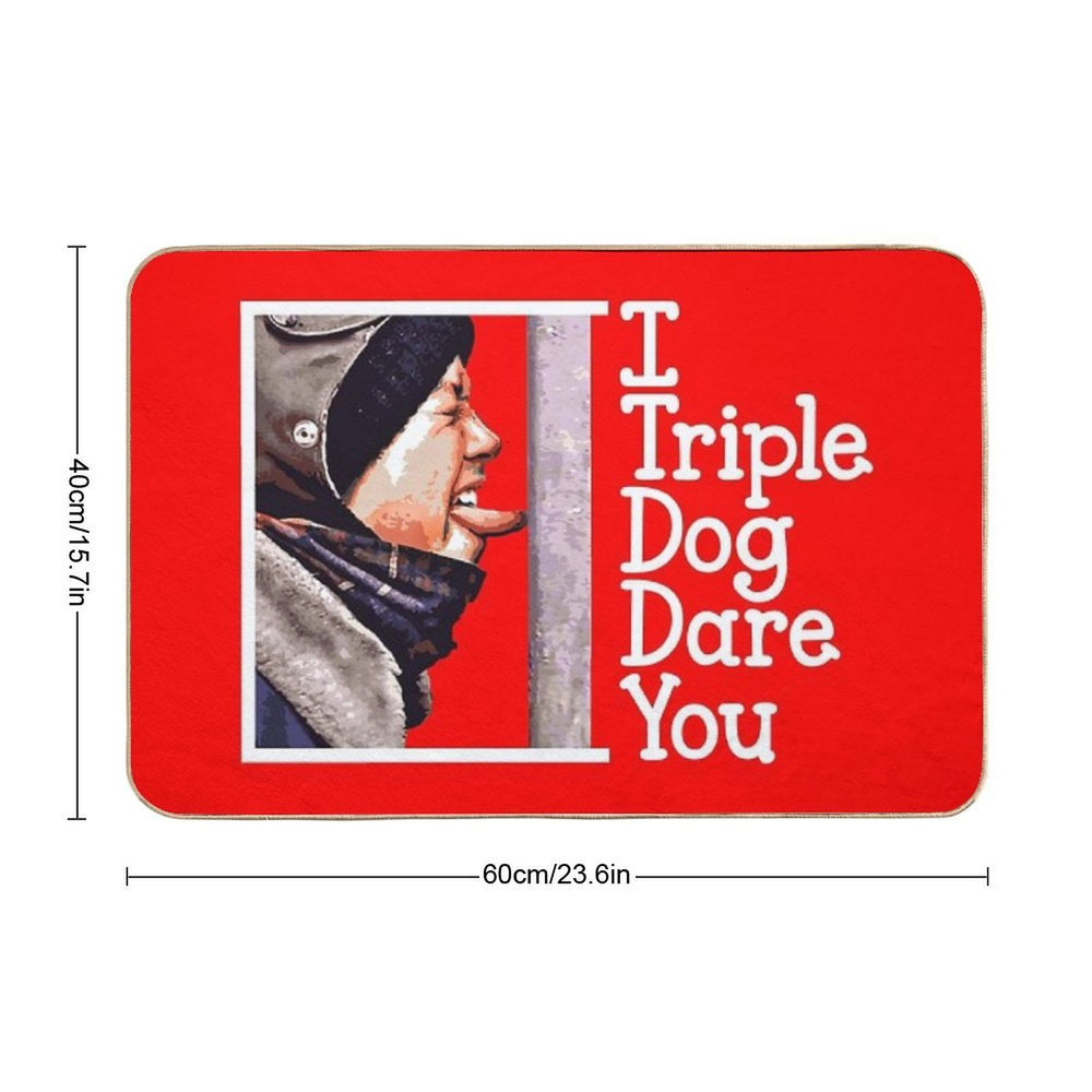 I Triple Dog Dare You Christmas Story  Eco-Friendly Bath Mat