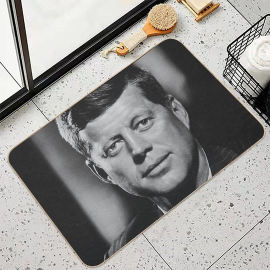 President John F Kennedy  Dirt-Trapping Bath Mat