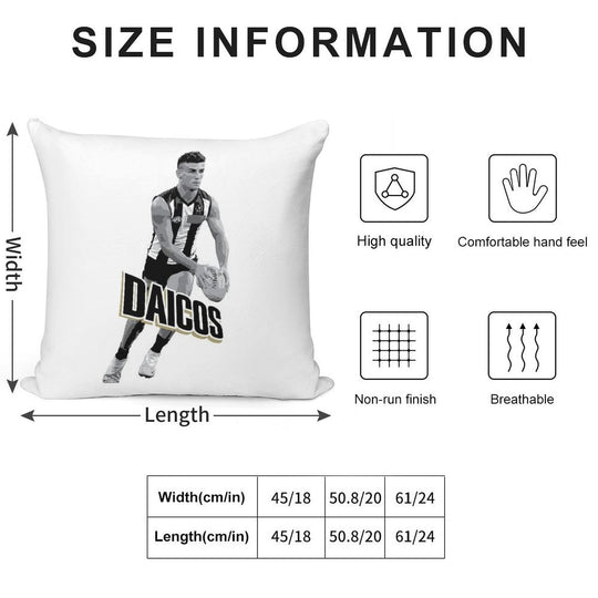 Nick Daicos Soft Anti-Pilling Throw Pillow