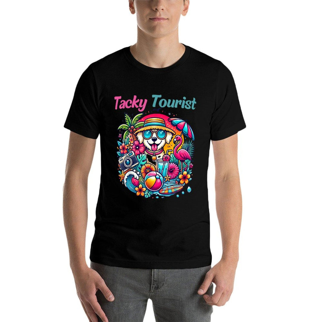 Vacay Tacky Tourist Outfit Wacky Cruise Costume Idea Tacky  Easy-care T-Shirt