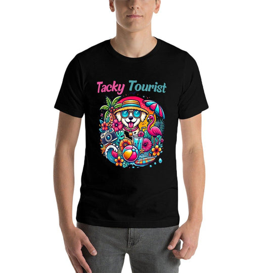 Vacay Tacky Tourist Outfit Wacky Cruise Costume Idea Tacky  Easy-care T-Shirt