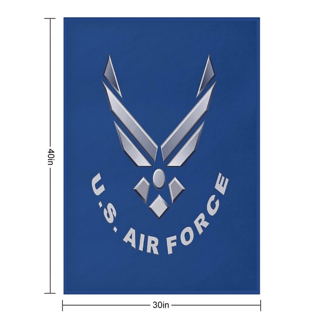 U.  S. Air Force Symbol for Dark Colors Premium Throw Blanket