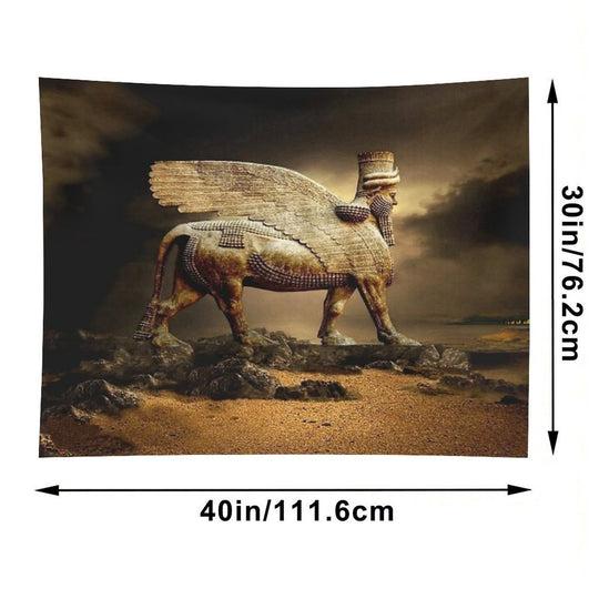 ASSYRIAN LAMASSU CLASSIC Tapestry