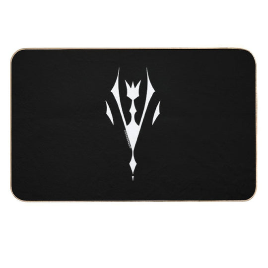 Tofu Logo White Durable Bath Mat