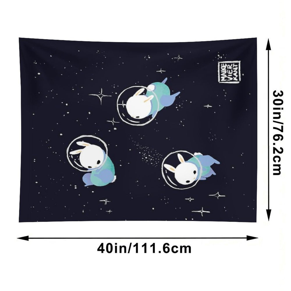 Space Bunnies Tapestry