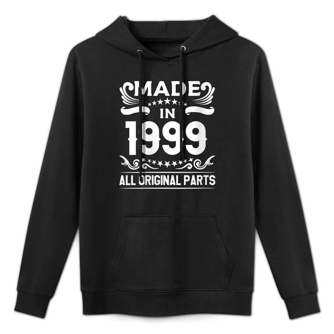 Womens Gift for 21 Year Old Vintage Made In 1999 21st Birthday Kangaroo Pocket Hoodie