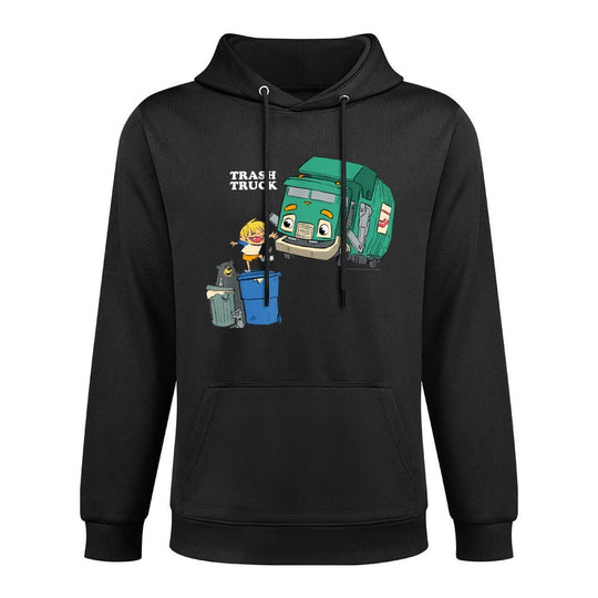 Trash Trucks The Bear Raccoon  Hank Adventure Adjustable Hood Hoodie