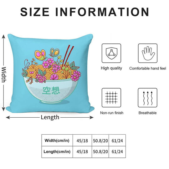 Ramen Fantasy Soft Style Accent Throw Pillow