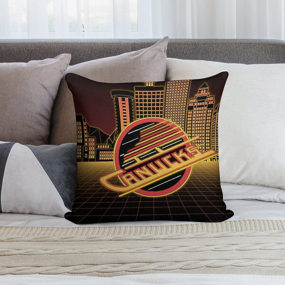 Vancouver Canucks Soft Durable Construction Throw Pillow