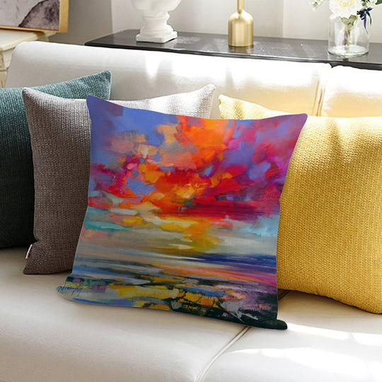 Vivid Light 2 Soft Easy Maintenance Throw Pillow