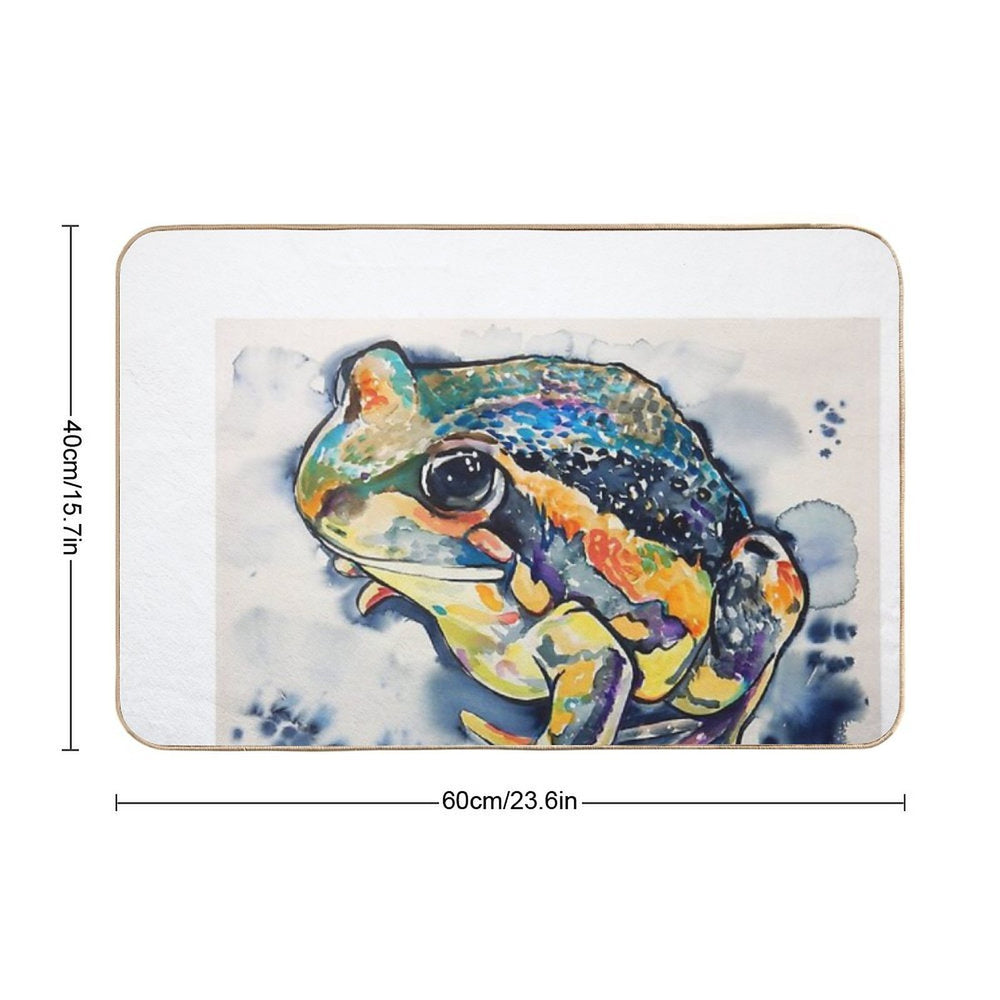 Pobblebonk Frog  Repositionable Bath Mat