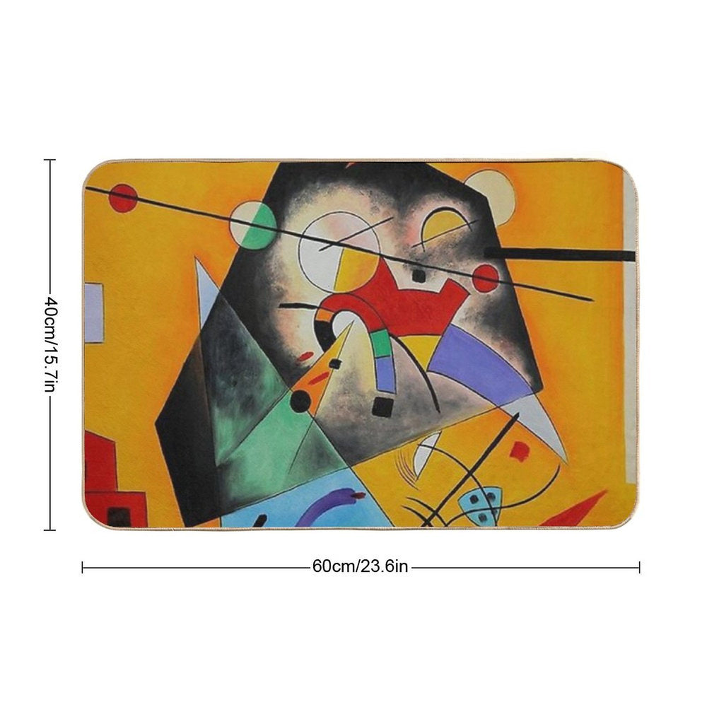 KANDINSKY HD - Quiet Harmony 1924  Dirt-Trapping Bath Mat