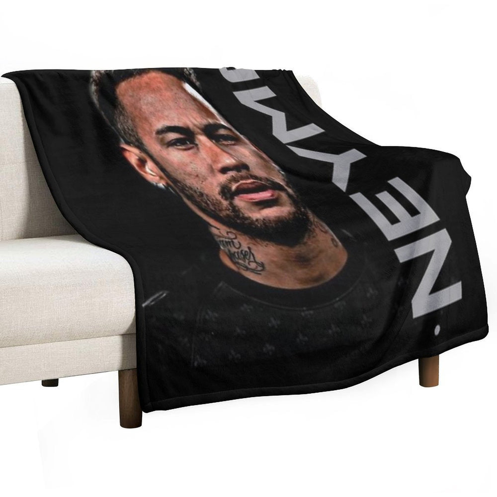 Neymar Style Velvety-soft Throw Blanket
