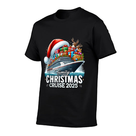 Family Christmas Cruise 2025 Matching Family Cruise Holiday  Polyester Blend T-Shirt