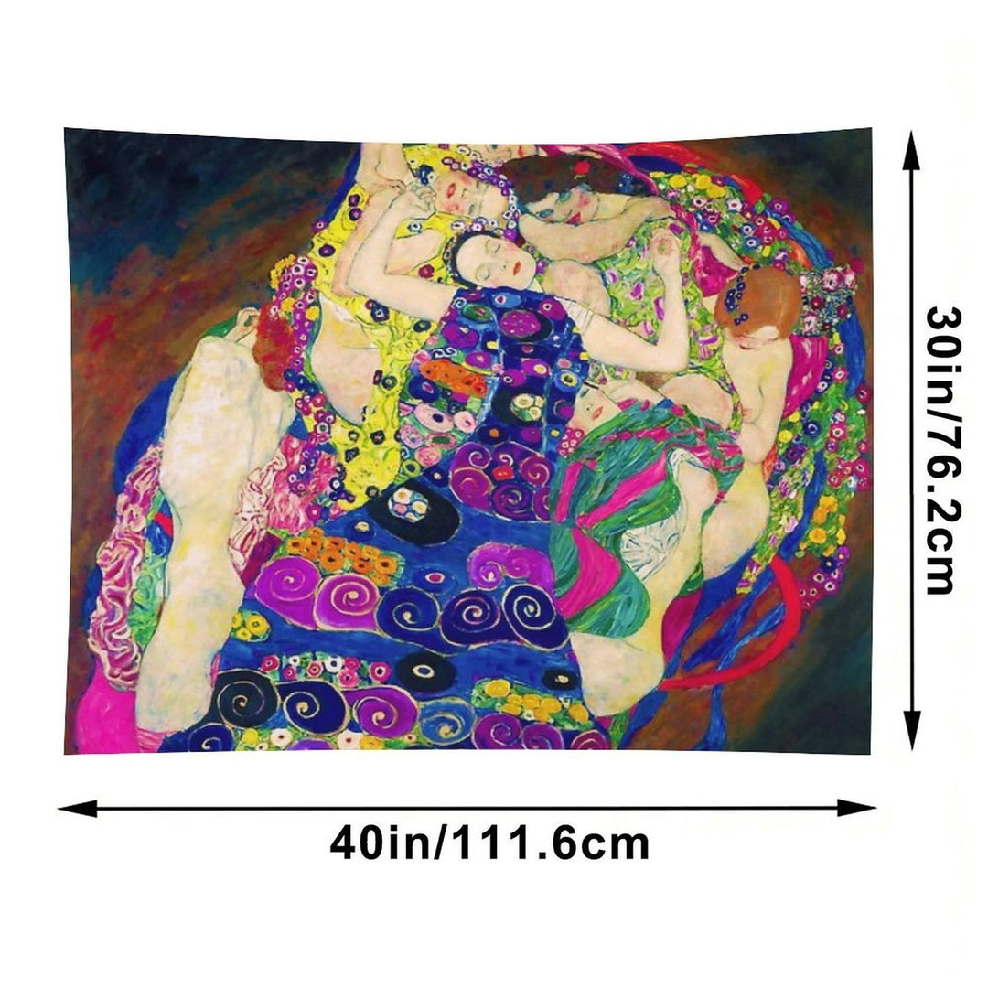 Gustav Klimt Die Jungfrauen (The Virgins) Tapestry