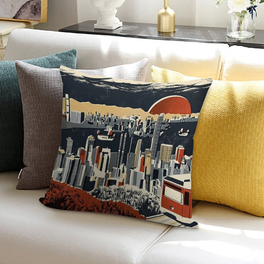 Hong Kong Soft Bedroom Essential Throw Pillow