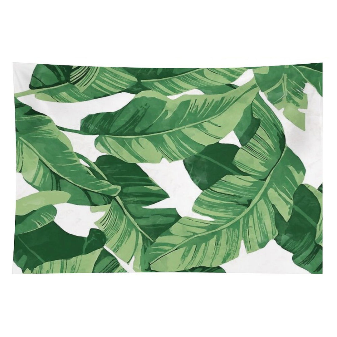 Tropical Banana Leaves II Tapestry