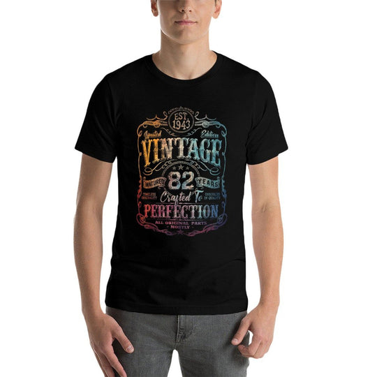 Vintage 1943 Limited Edition 82 Year Old 82nd Birthday  Soft T-Shirt