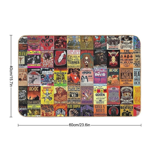 Rock Band  Rapid-Drying Bath Mat