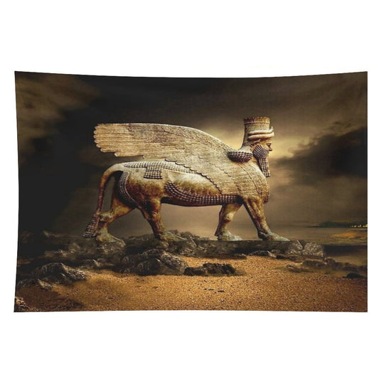 ASSYRIAN LAMASSU CLASSIC Tapestry