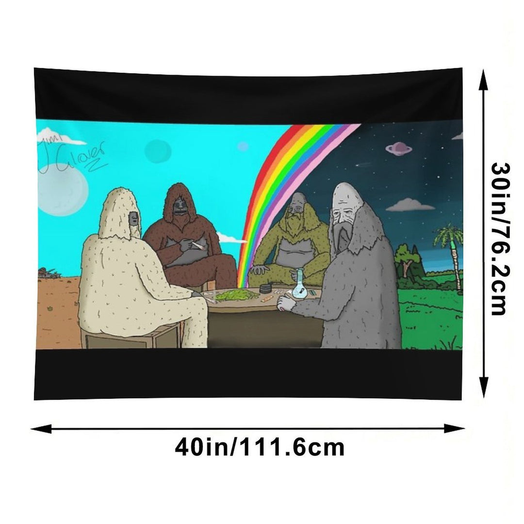 Secret Sasquatch Society Tapestry
