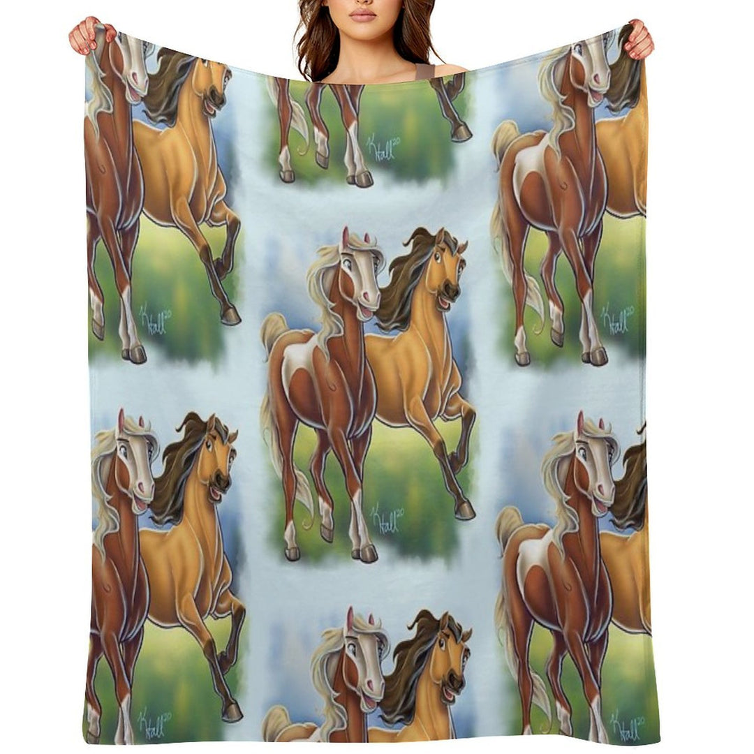 Spirit And Rain Quick-dry Throw Blanket