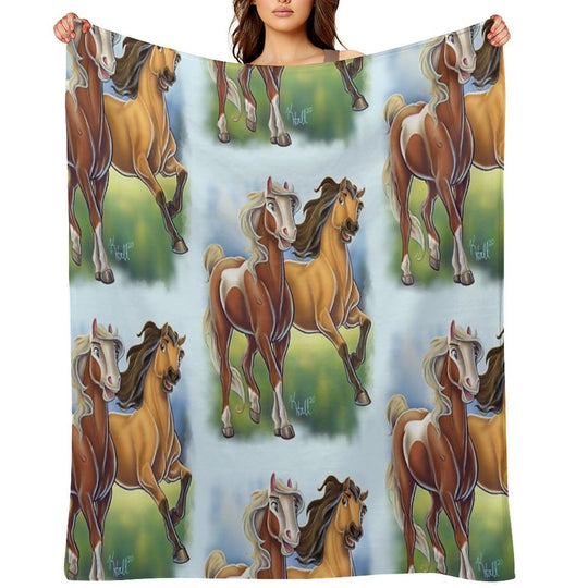 Spirit And Rain Quick-dry Throw Blanket