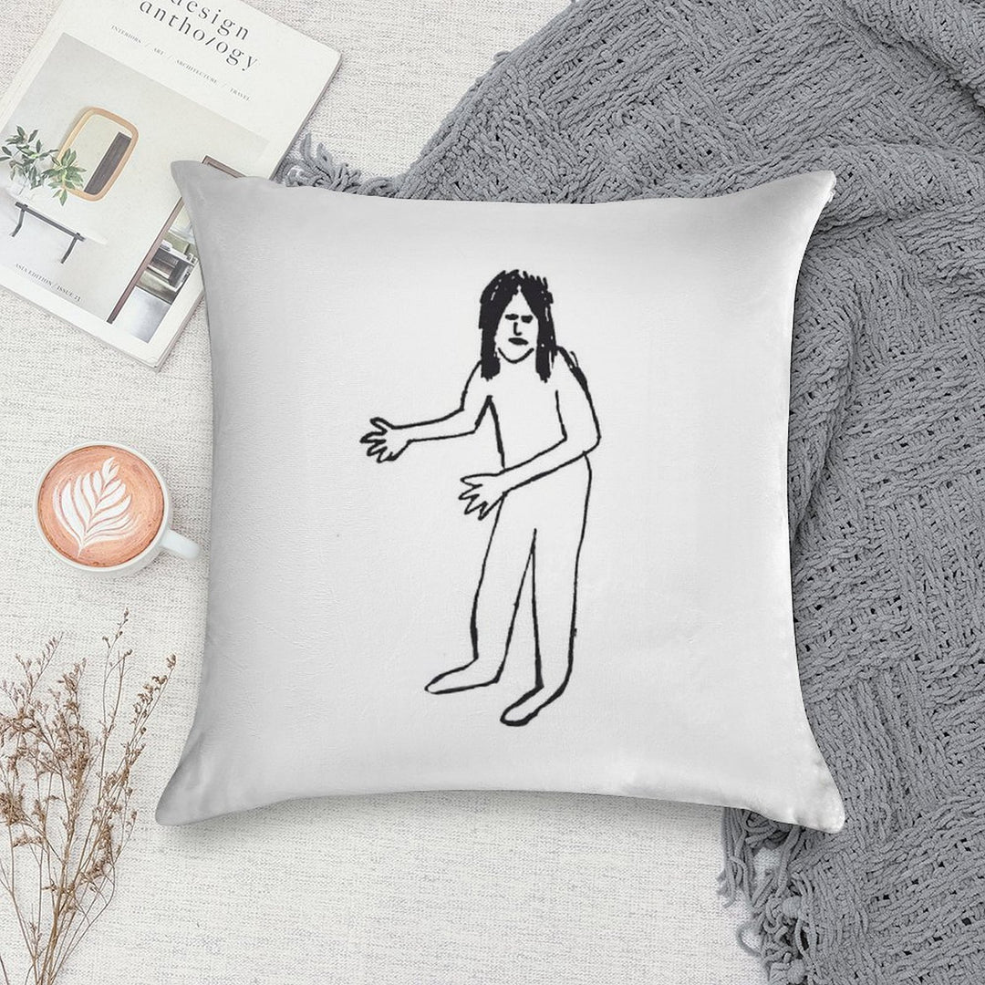 THE JERSEY DEVIL - X FILES FOX MULDER Dana Scully Soft Anti-Pilling Throw Pillow