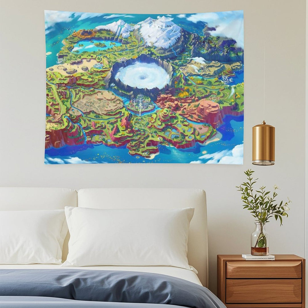 Paldea Map Tapestry