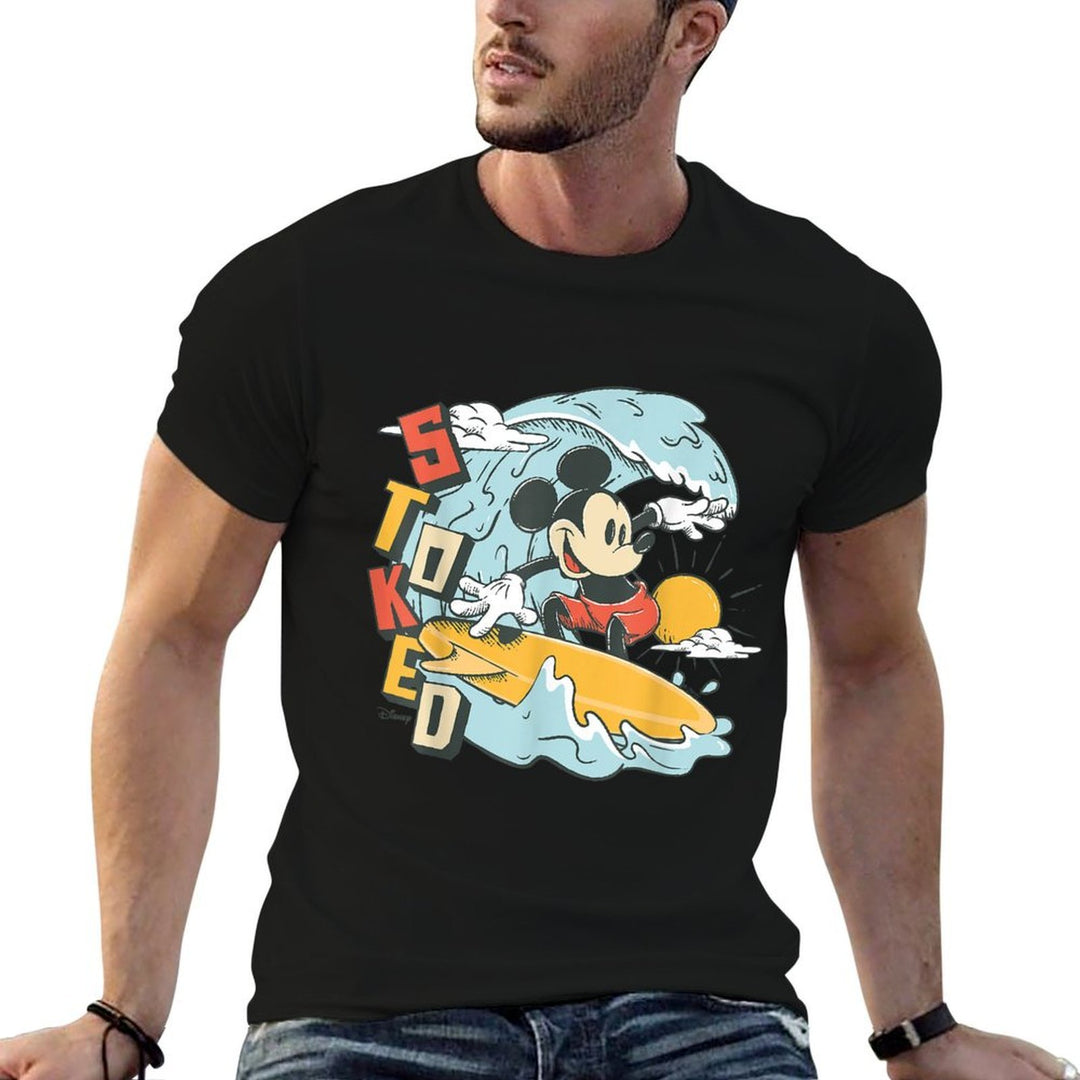 Mickey Mouse - Summer Surf Stoked  Durable T-Shirt